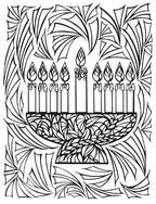 Creative Haven: Artistic Jewish Designs Coloring Book for Adults