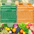 The Vitamin Kitchen Suplemento de Frutas y Verduras – 90 Frutas, 90 Verduras Cápsulas Veganas – Pack de 2 (180 Cápsulas)