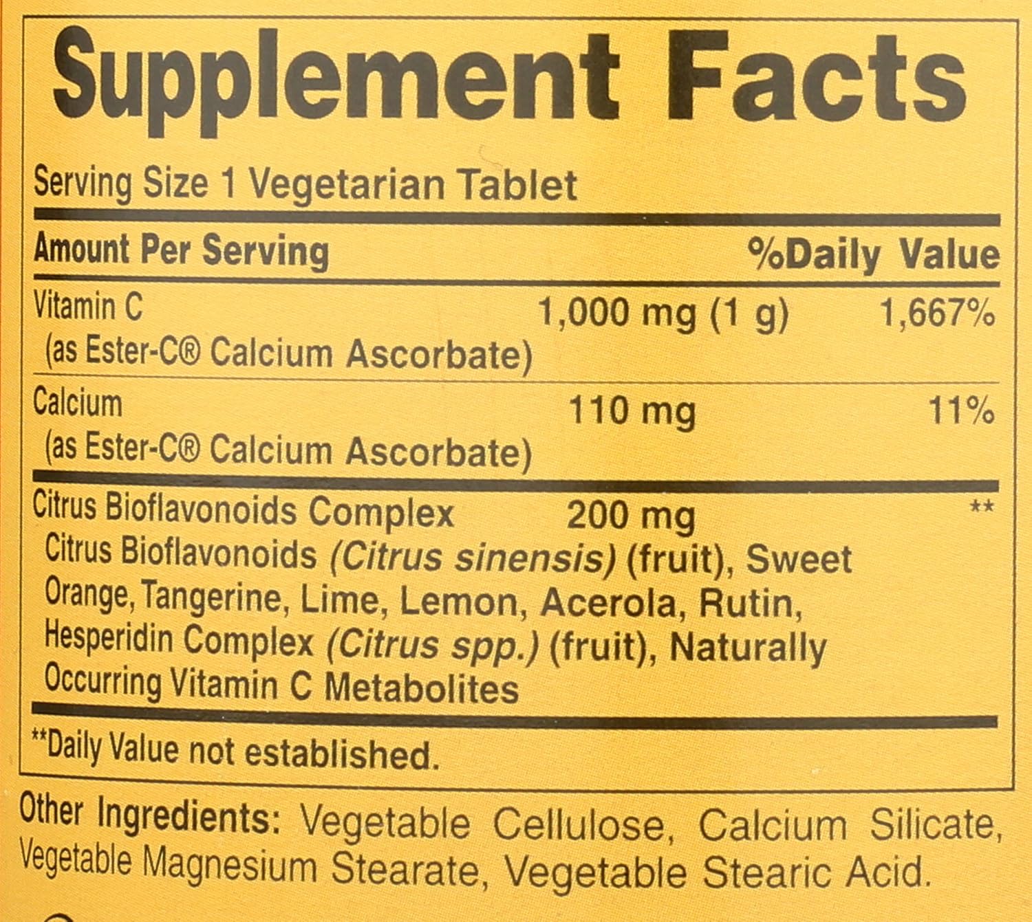 American Health, Ester C 1000 mg con bioflavonoides cítricos, 180 comprimidos