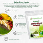 Z Natural Foods Polvo de Hierba de Cebada Orgánica (5 lbs)