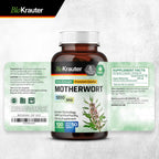 BIO KRAUTER® Agripalma para Menopausia - Cápsulas Veganas 1200 mg por Dosis - 100 Cápsulas (50 Días)