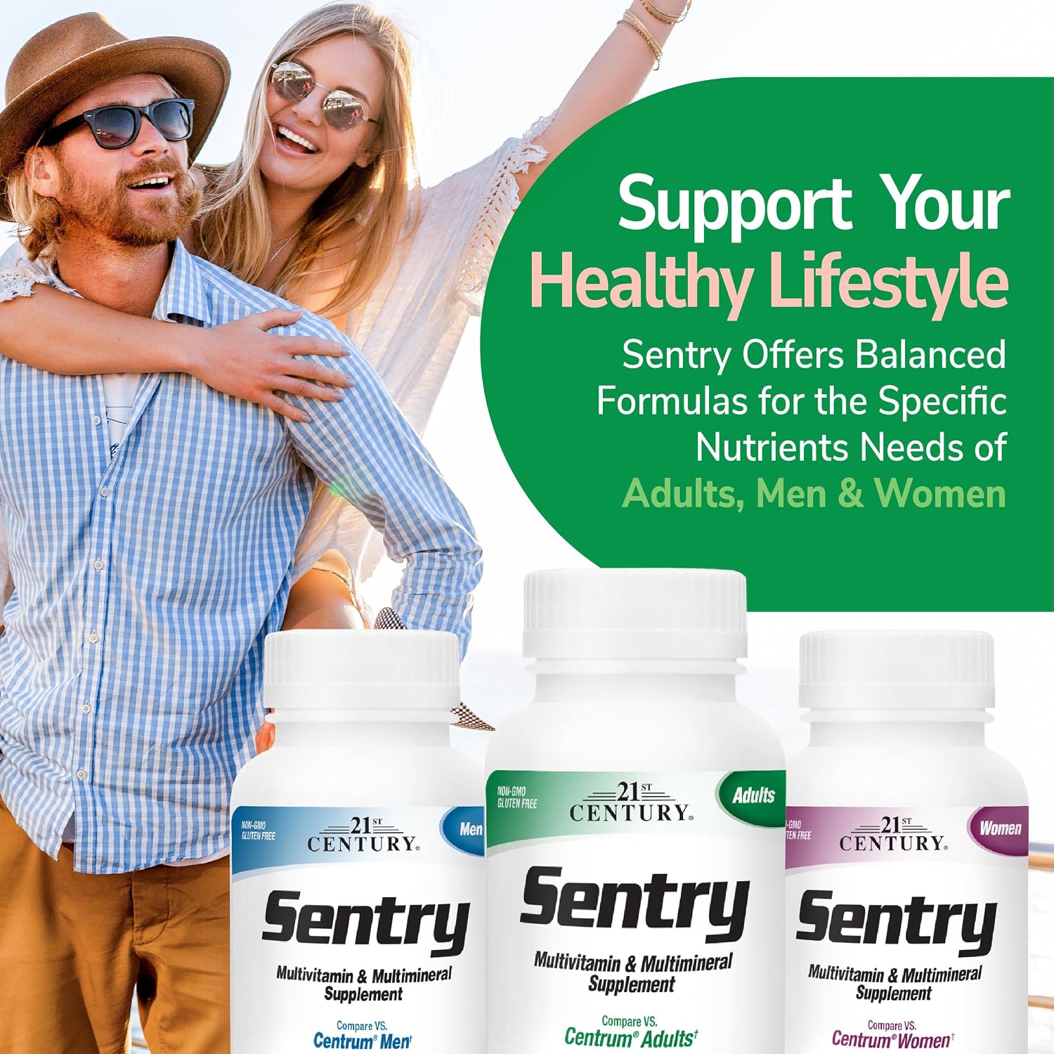 21st Century Sentry Tablets - Complejo Multivitamínico y Mineral, 130 Comprimidos