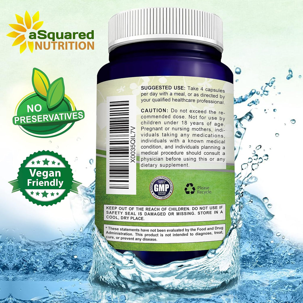 aSquared Nutrition Myo-Inositol & D-Chiro Inositol 40:1 con Vitamina D3 y Zinc - 180 Cápsulas