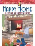 Creative Haven Happy Home: un libro de colorear hygge
