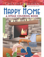 Creative Haven Happy Home: un libro de colorear hygge