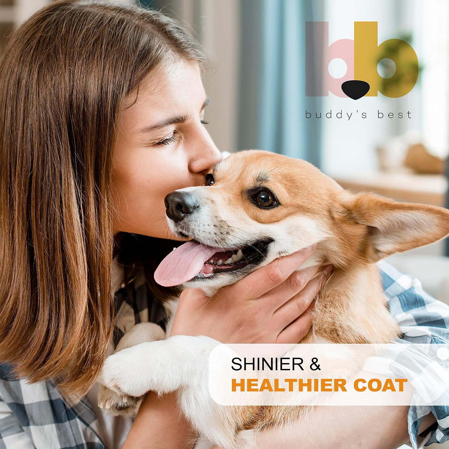 Aceite de Salmón para Perros y Gatos – Suplemento Omega 3 con EPA y DHA | 100% Aceite de Pescado Noruego | Sin Olor, Grado Humano | Apoyo para Piel, Pelaje y Articulaciones | 946 ml | Buddy’s Best