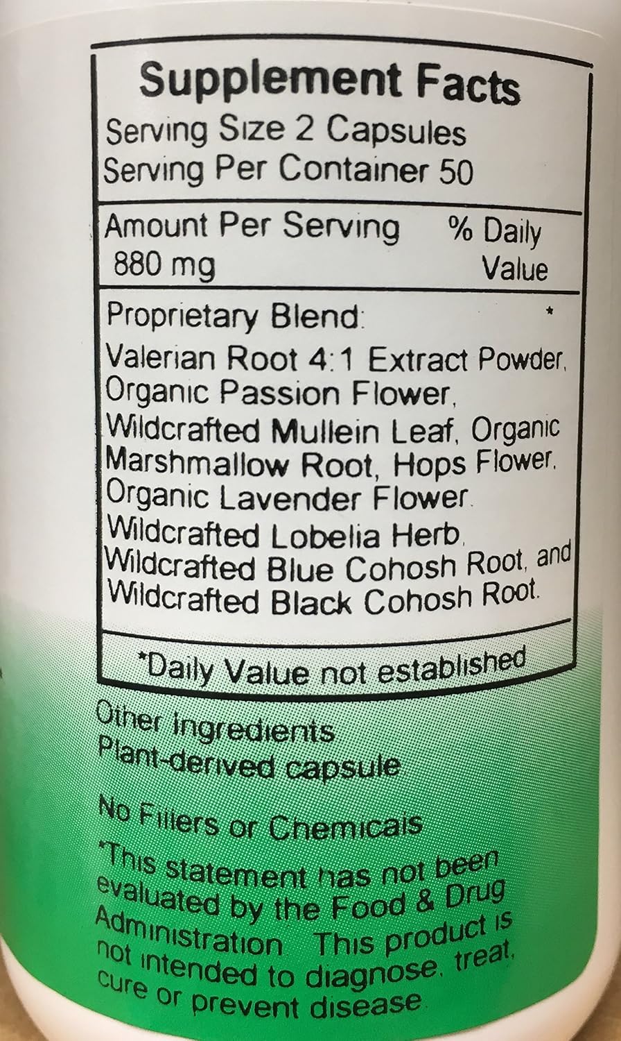 Christopher's Original Formulas Slumber Capsules - Ayuda Natural para el Sueño, 100 Cápsulas Vegetarianas