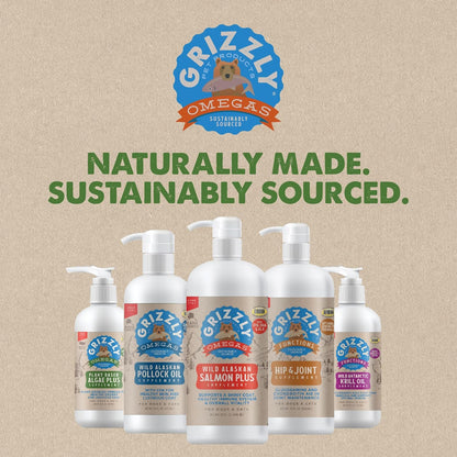 Grizzly Pet Products Algal Plus Omega 3-6-9 Suplemento para Perros y Gatos, 946 ml – Image 10