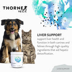 ThorneVET Liver Support Powder – Soporte Hepático para Pequeños Animales: Perros y Gatos, 90 Cucharadas