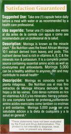 Bio Nutrition Moringa Super Food Vegi-Caps, 90 Cápsulas