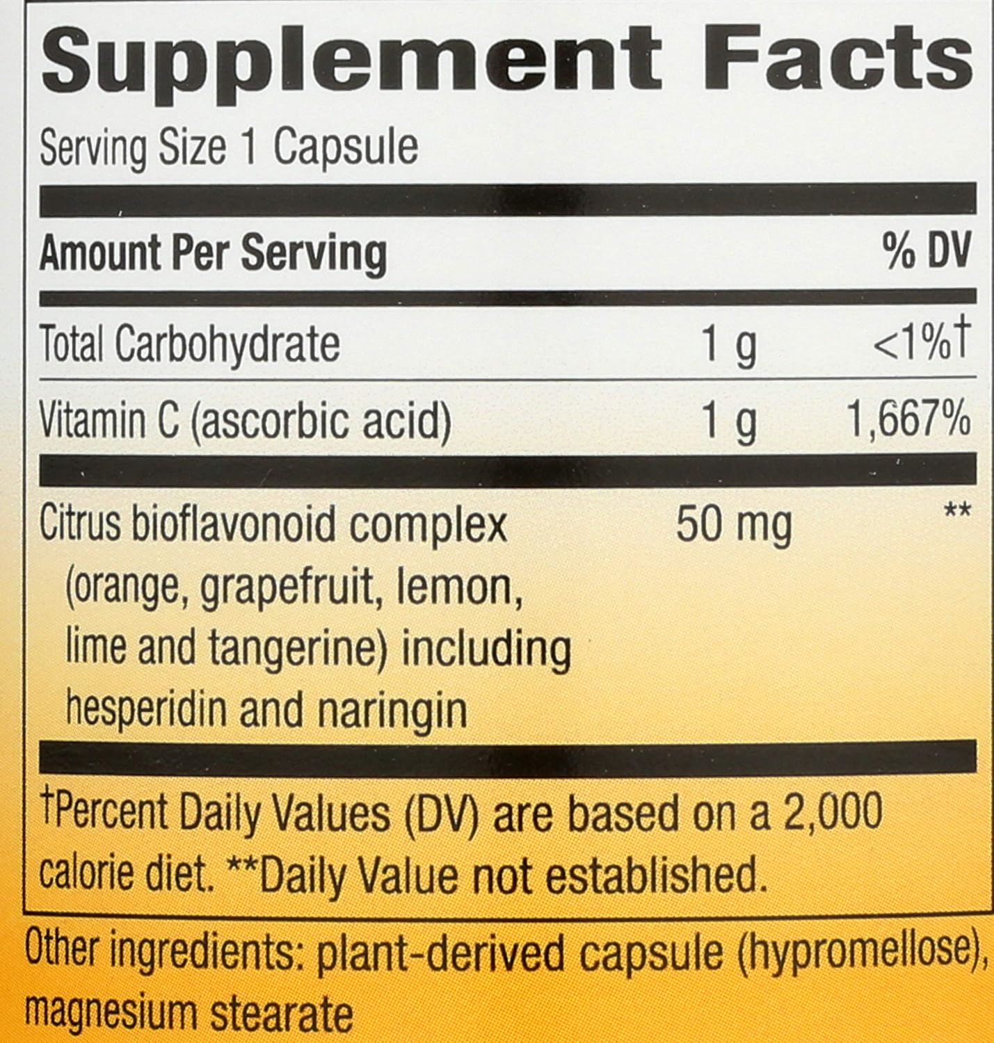 Nature's Way Extra Strength Vitamina C con Bioflavonoides, 1000 mg, 100 Cápsulas Veganas