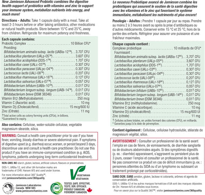 Probiótico Avanzado con Vitaminas B12, C, D y Zinc – Image 5
