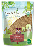Food to Live - Polvo de Camu Camu Orgánico Liofilizado, 227 g
