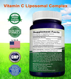 aSquared Nutrition Complejo Liposomal de Vitamina C - 1500mg - 180 Cápsulas - Alta Absorción - 90 Dosis