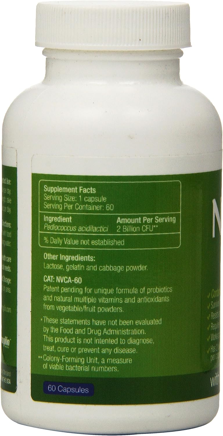 NutriLots Probiotic with Cabbage, 60 Capsules