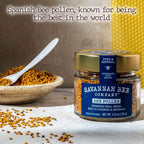 Suplemento de Polen de Abeja de Savannah Bee - Apoyo al Sistema Inmunitario - Rico en Vitaminas y Minerales - 100% Natural y Crudo