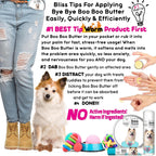 The Blissful Dog Icelandic Sheepdog Boo Boo Butter - Bálsamo tópico para perros, 4 oz (113 g)