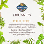 Garden of Life Organics Vitamina D3 Vegana con Hongos Orgánicos - 30 Tabletas Masticables Sabor Limón Frambuesa