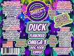 Duck Flavored Omega 3 Dog Food Topper with Human Grade Oils
