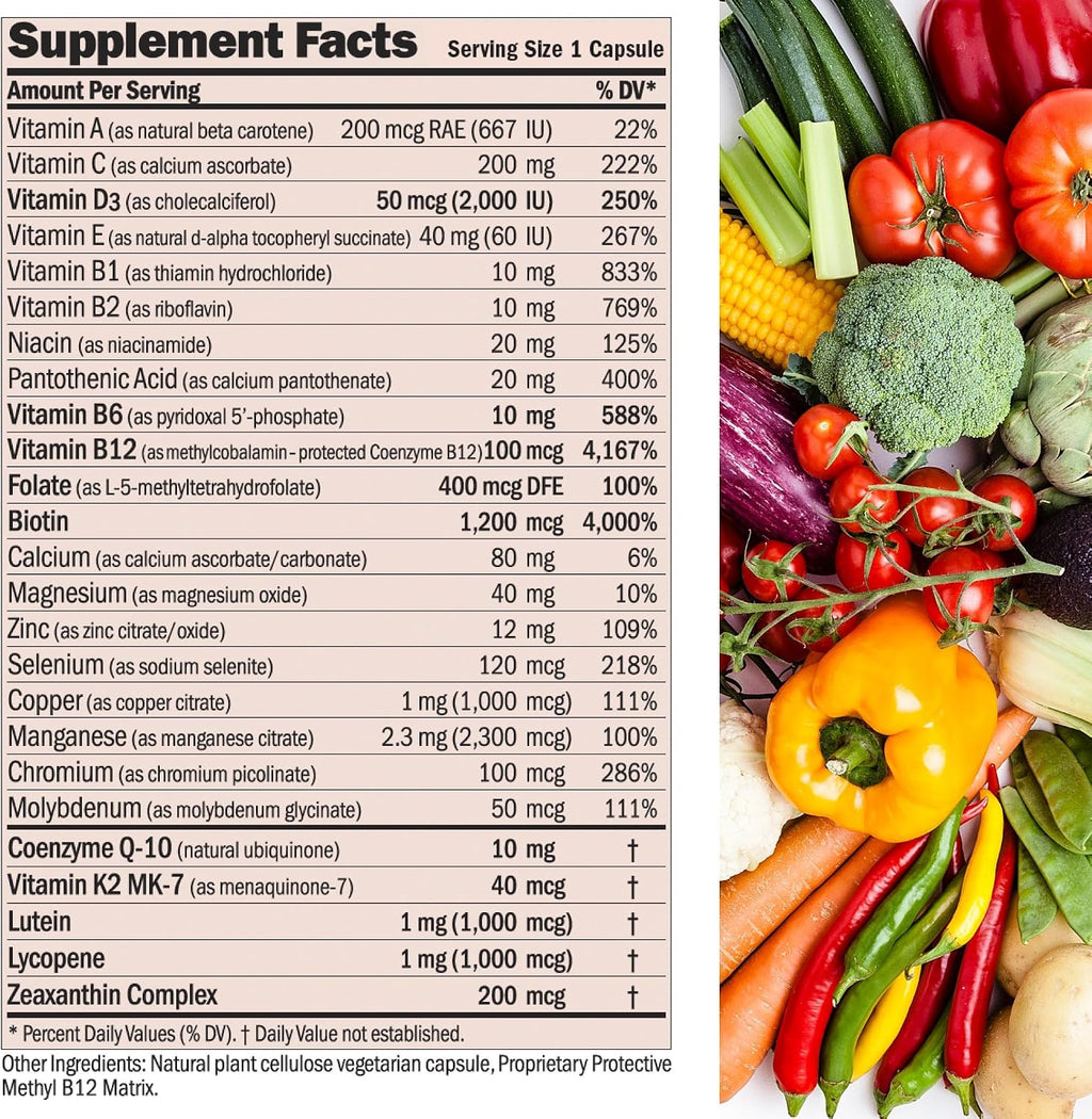 ANDREW LESSMAN Essential-1 nuoncemax Multivitamínico Completo | 360 Cápsulas | Alta Potencia sin Aditivos