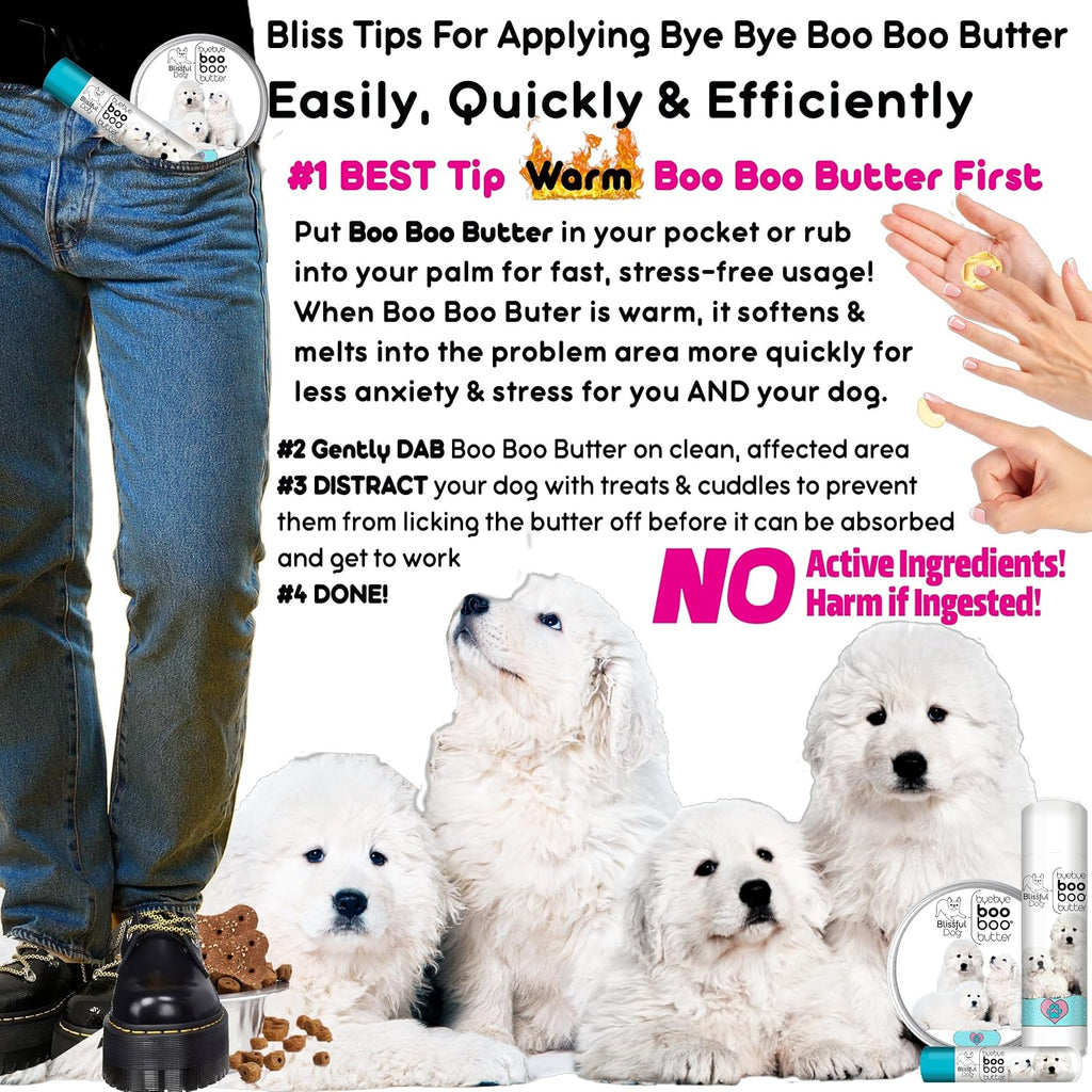 The Blissful Dog 8 oz LATA Mantequilla Booboo para Gran Pirineo