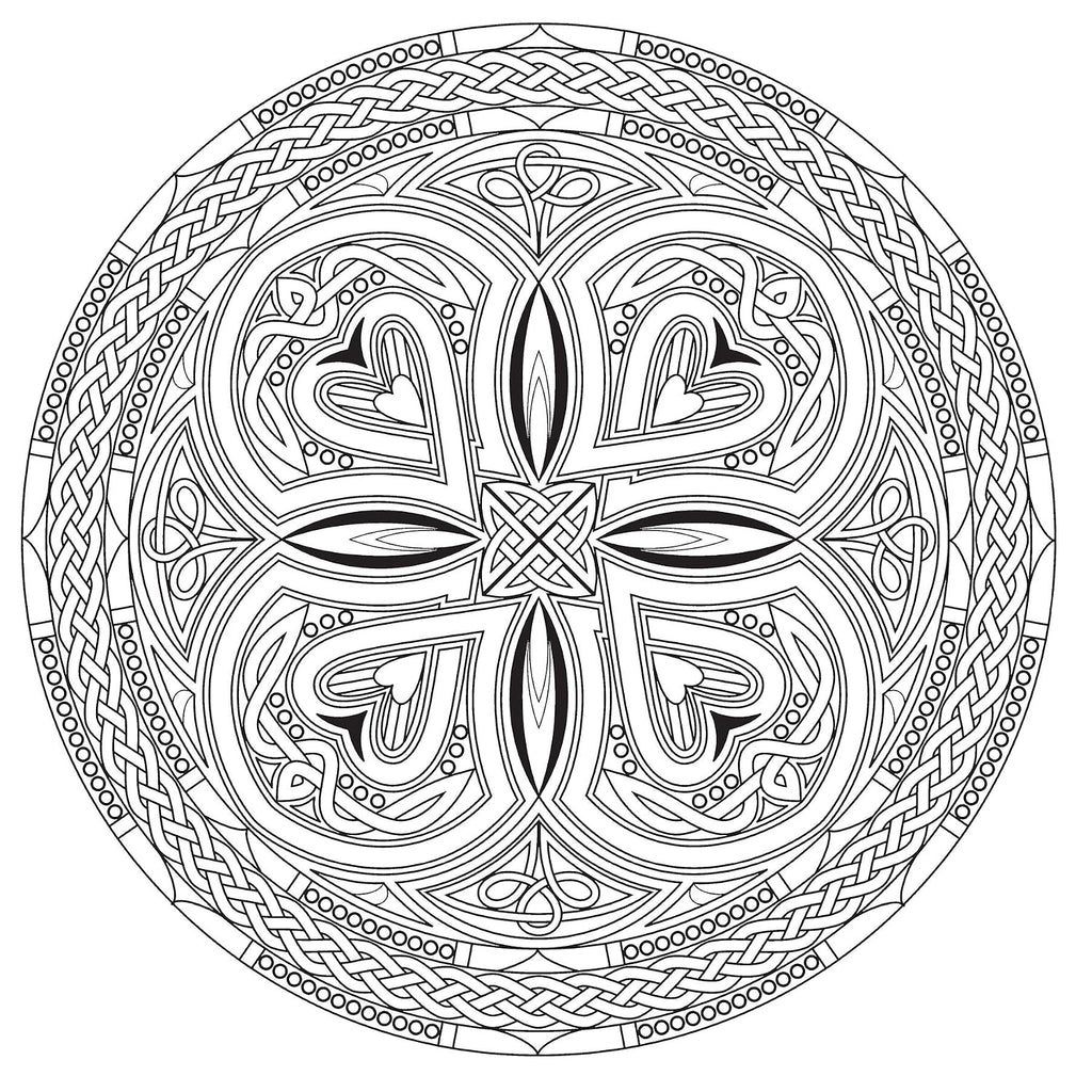 Creative Haven Mandalas Celtas: Libro de Colorear para Adultos