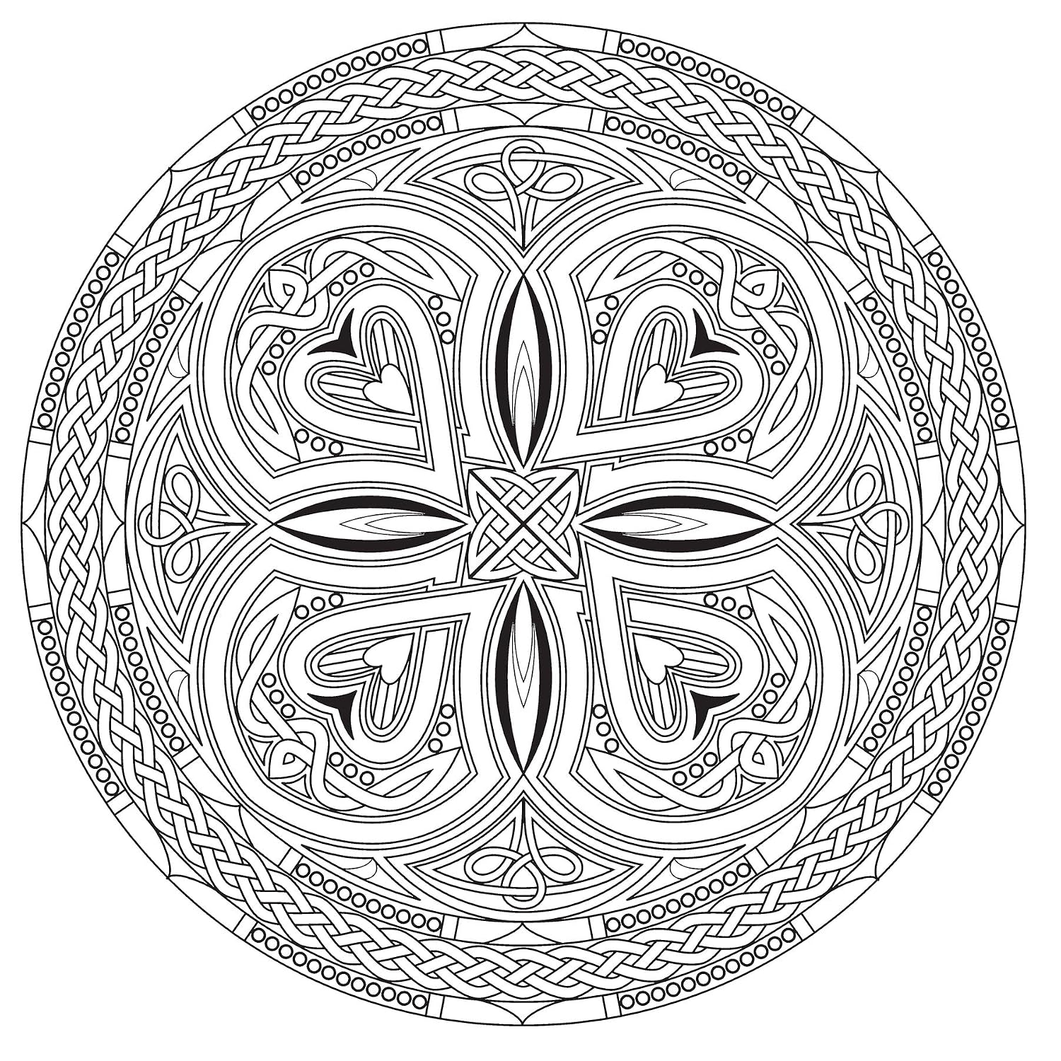 Creative Haven Mandalas Celtas: Libro de Colorear para Adultos