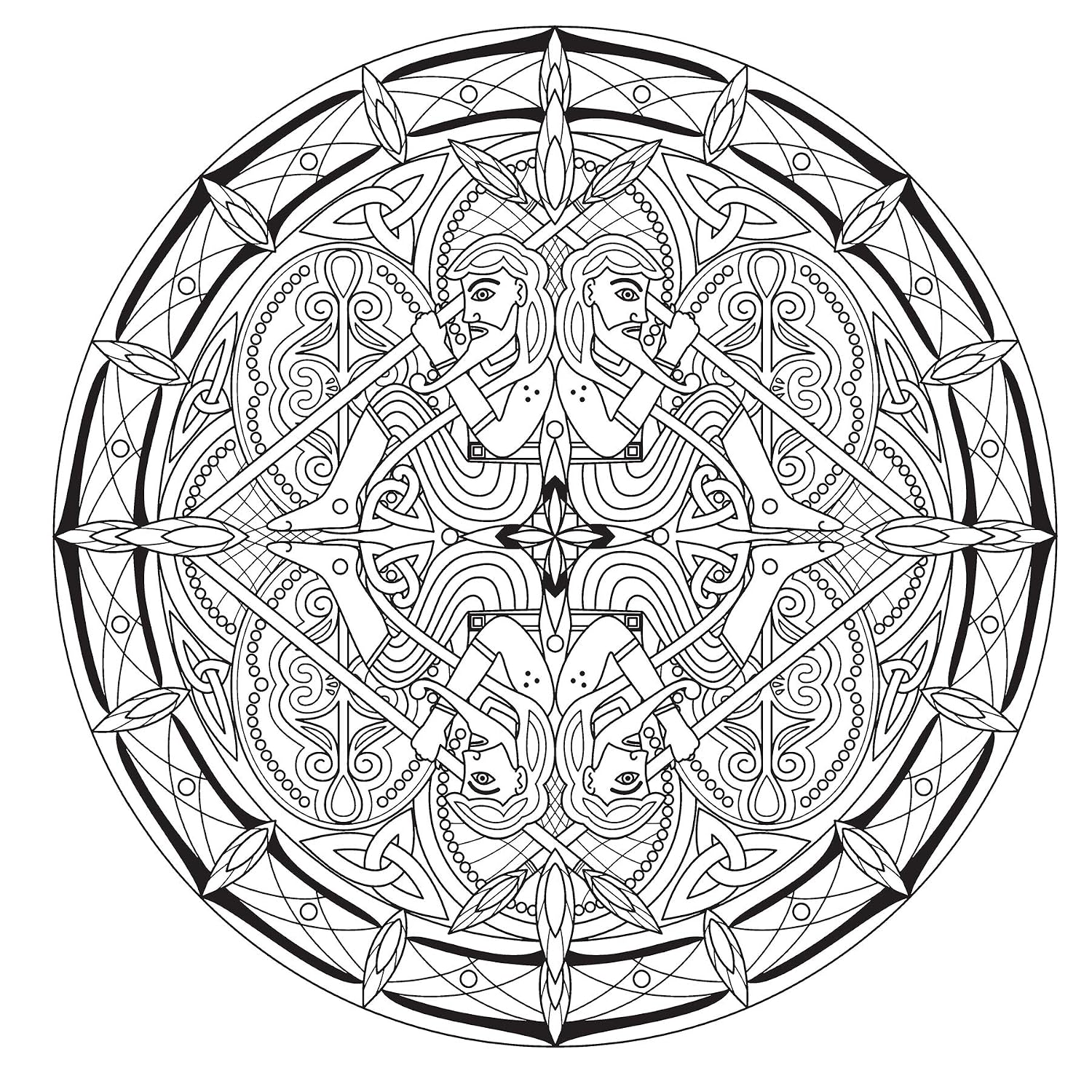 Creative Haven Mandalas Celtas: Libro de Colorear para Adultos