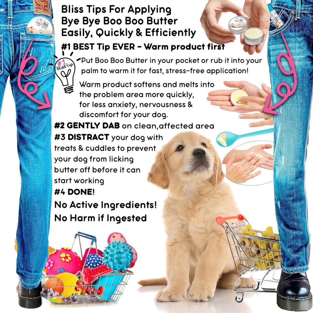 The Blissful Dog Border Collie Booboo Butter 2 oz TIN