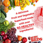 New Vitality Ruby Reds: Suplemento en polvo de frutas y verduras rojas, 311 g (30 raciones)