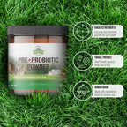 Pre + Probiotic Powder for Dogs with Digestive Enzymes - Sabor a Hígado de Ternera Natural - 120 Dosis