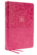 KJV Holy Bible: Large Print, One Column, 43,000 Cross-References, Pink Softcover, Personal Size, Red Letter, Comfort Print