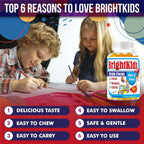BrightKids Focus Gummies for Kids & Teens - Omega 3 DHA, Memory & Concentration