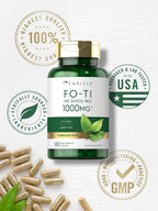 Carlyle Suplemento de Fo-Ti | 180 Cápsulas | Extracto de Raíz de He-Shou-Wu | No OGM y Sin Gluten