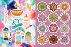 Calming, Meditative and Mindful Sticker, Color & Activity Book: Over 500 Beautiful Stickers (Sticker Activity Deluxe Editions)