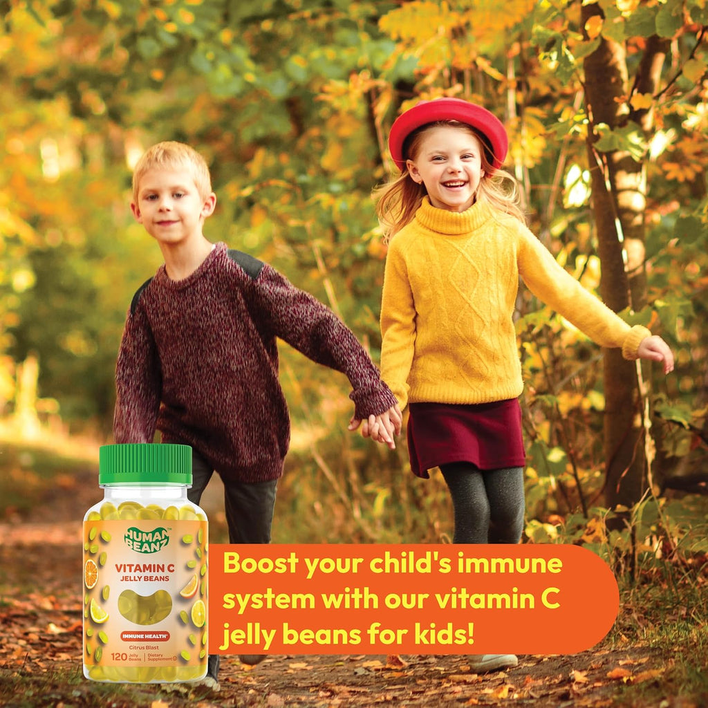 Human Beanz Vitamin C Jelly Bean Gummies para Niños