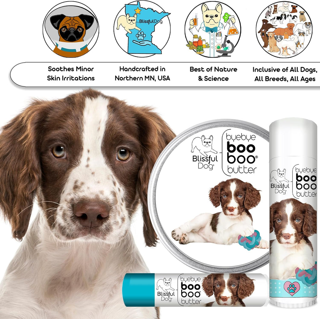 The Blissful Dog Springer Boo Butter - Bálsamo tópico para perros (473 ml)