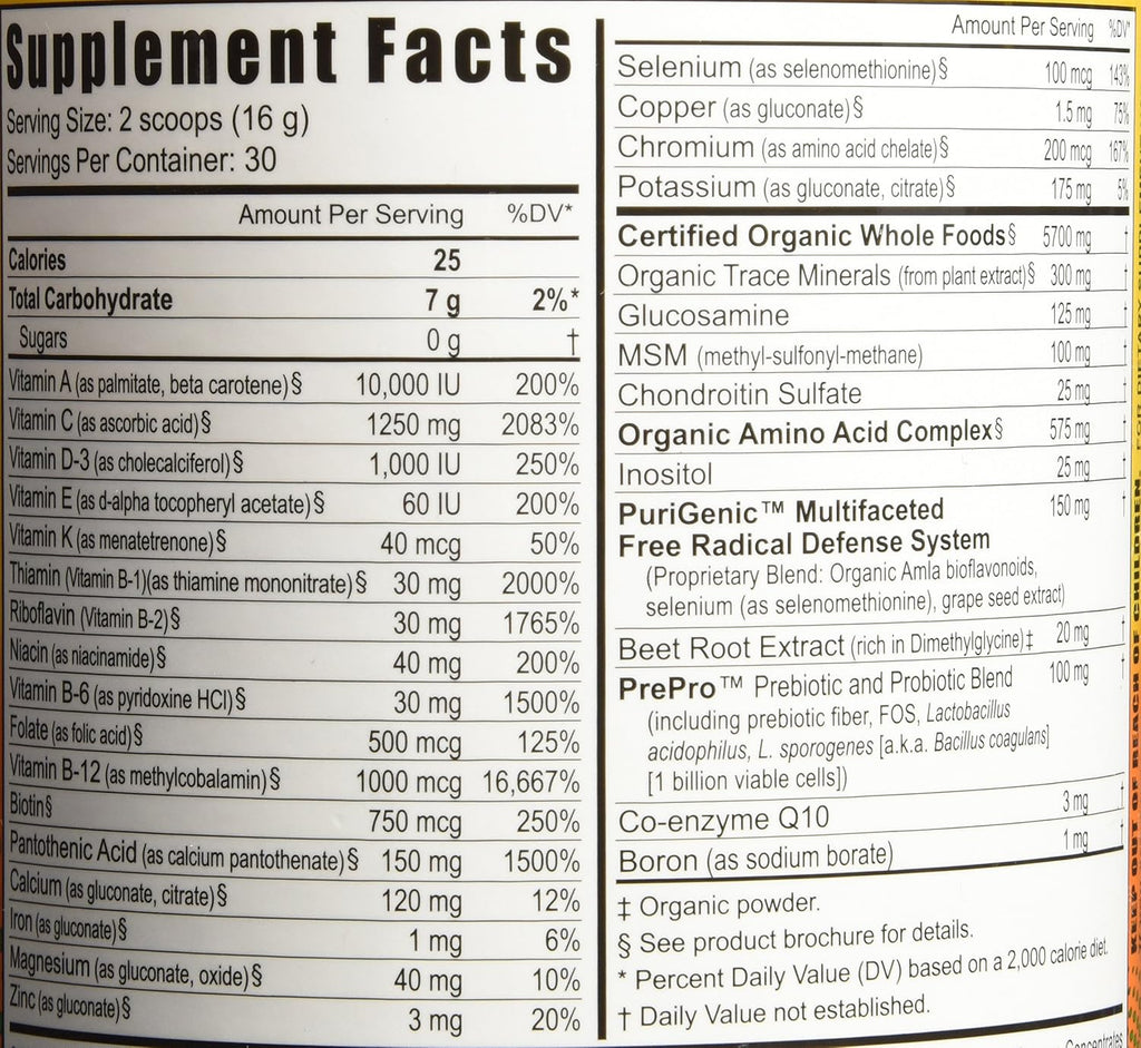 Youngevity Beyond Tangy Tangerine 2.0 Citrus Peach Fusion - Complejo Multivitamínico y Mineral