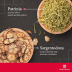 Health Concerns Unlocking Formula – Alivio del Malestar Menstrual y Apoyo al Flujo de Qi – Suplemento Herbal con Patrinia y Raíz de Peonía – 90 Cápsulas