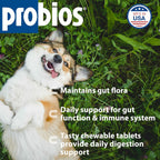Probios Probióticos Masticables para Perros - 45 Comprimidos Sabor Hígado de Pollo