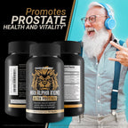 Max Alpha X10ND Ultra Prostate - Apoyo Prostático para Hombres con Vitamina D, Ginseng, Té Verde y Zinc