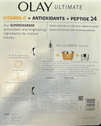 Olay Ultimate Vitamin C + Antioxidants + Peptide Twenty Four (2 Pack)