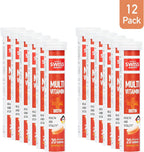 Swiss Imports Multivitamínicos Efervescentes + Biotina - 240 Comprimidos (12 Paquetes)