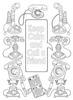 Creative Haven Keep Calm And... Coloring Book (Libros para colorear para adultos: Calm)