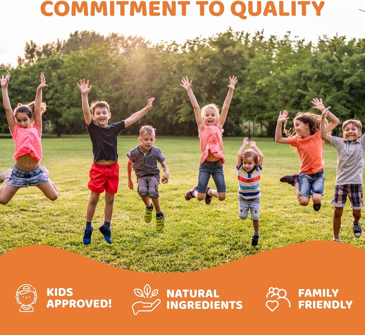 Amore Life Multivitamínico Líquido para Niños - Vitaminas A, D, E, B1 con Aceite de Hígado de Bacalao - Sabor Naranja - 473 ml
