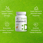 Vitamina E 1,000 IU – 240 Cápsulas Blandas