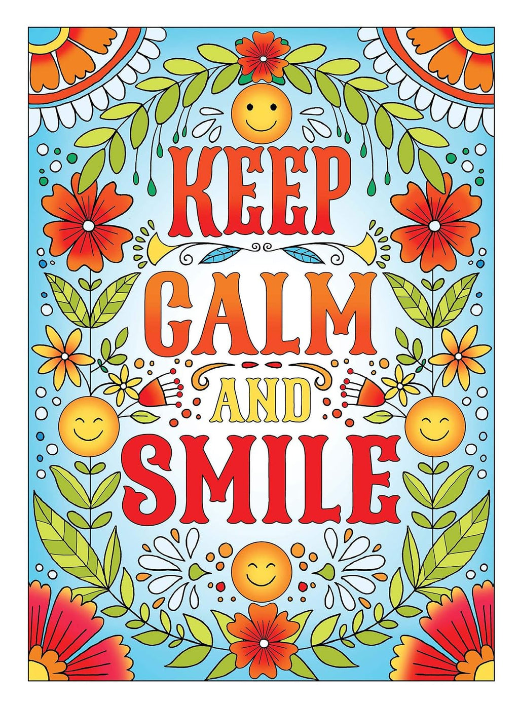 Creative Haven Keep Calm And... Coloring Book (Libros para colorear para adultos: Calm)