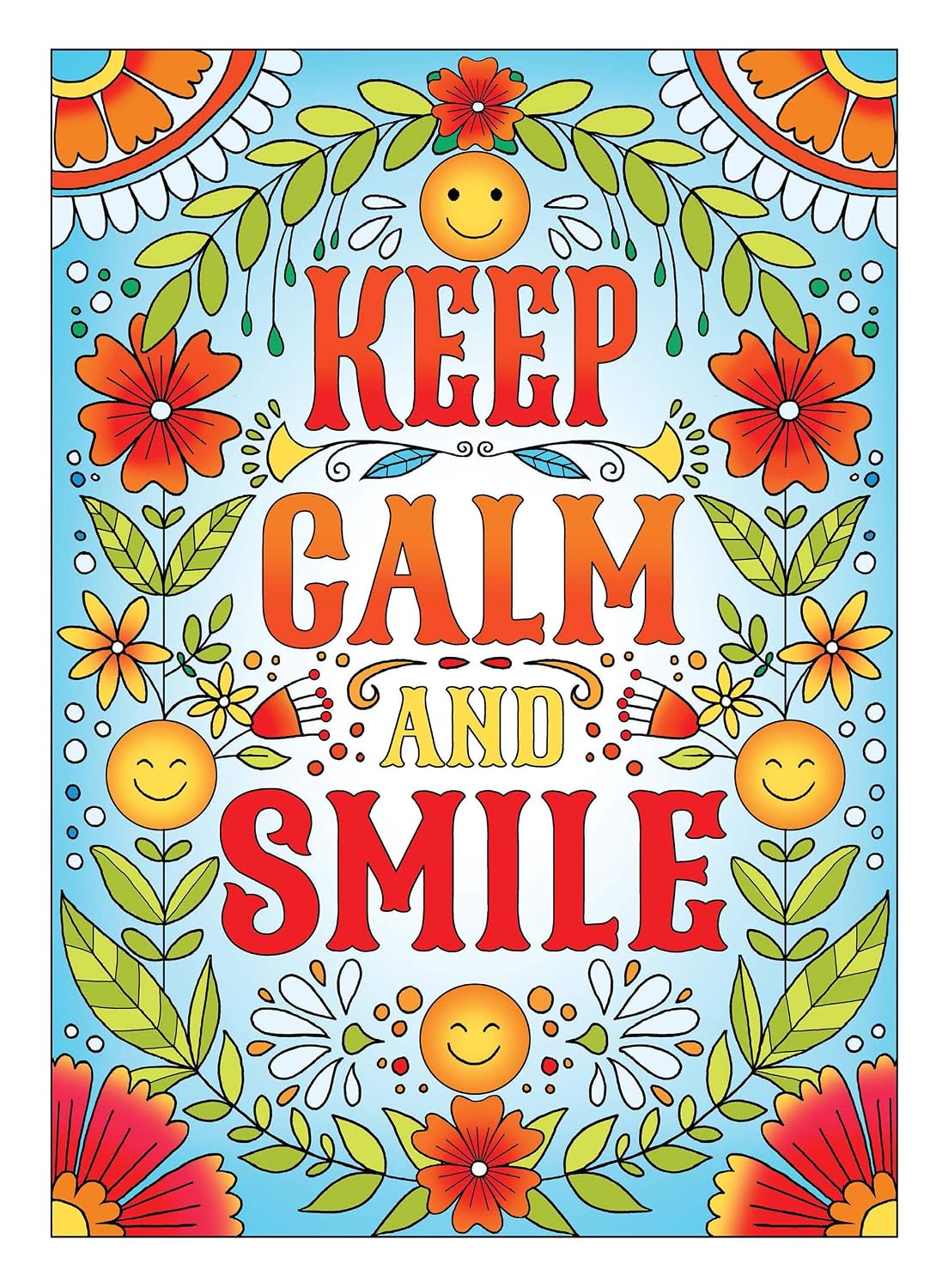 Creative Haven Keep Calm And... Coloring Book (Libros para colorear para adultos: Calm)