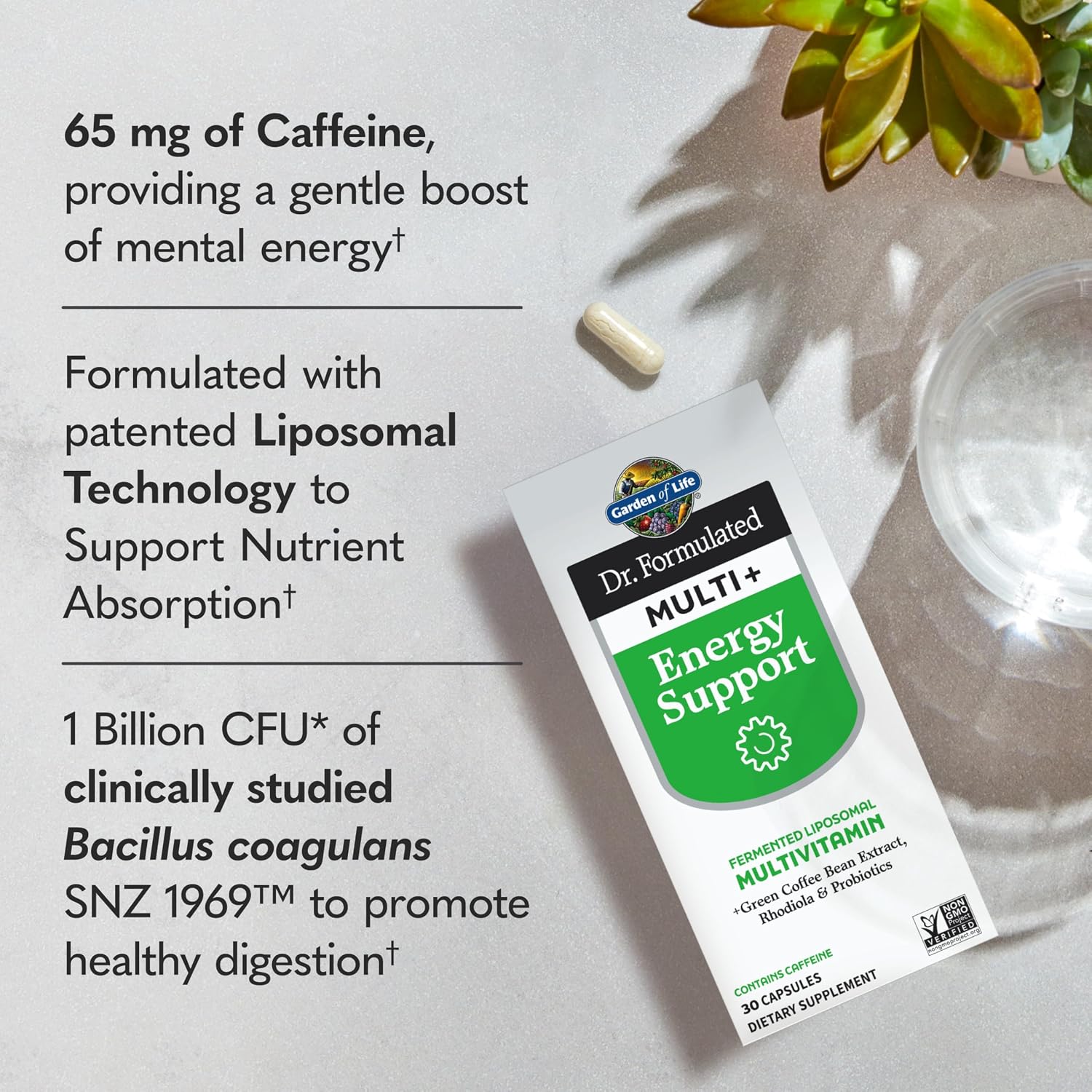 Garden of Life Multivitamínico Liposomal Energy - 30 Cápsulas