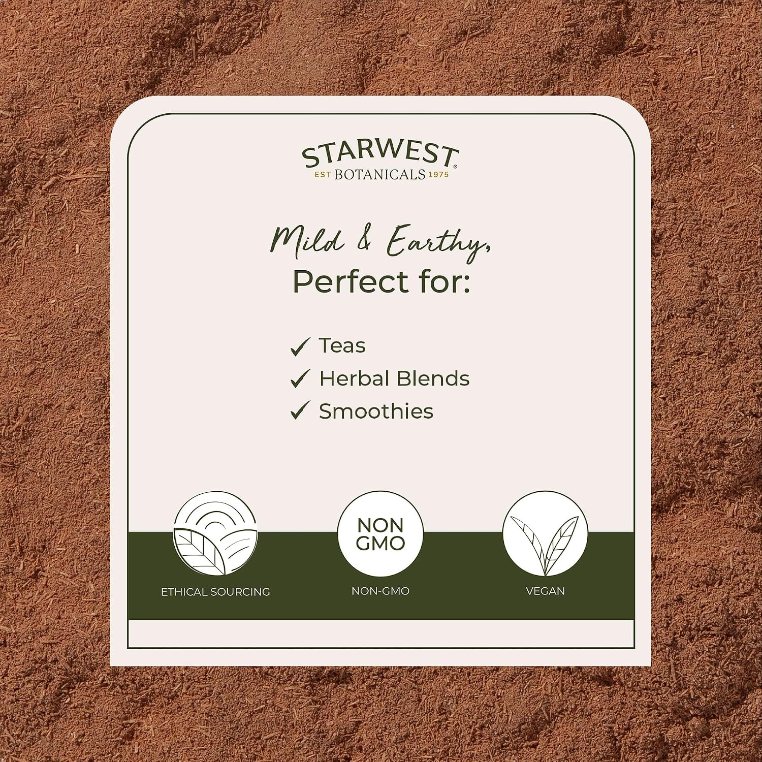 Starwest Botanicals Uña de Gato en Polvo de Corteza Recolectada Silvestre - 113 g (4 oz)